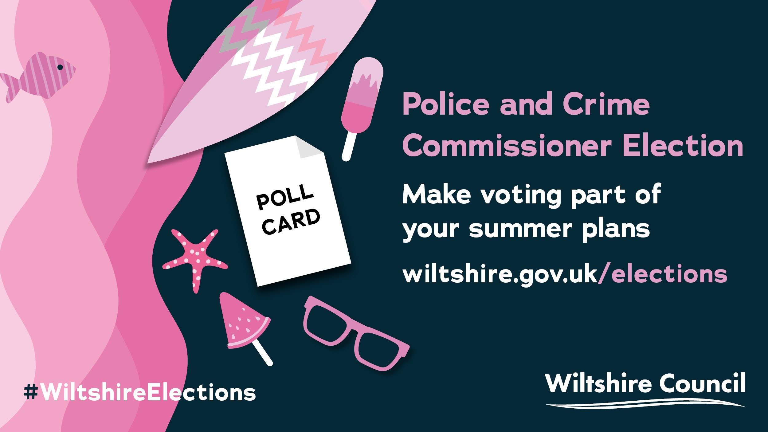words and pictures to encourage voting
